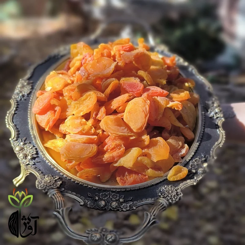 برگه زردآلو تازه