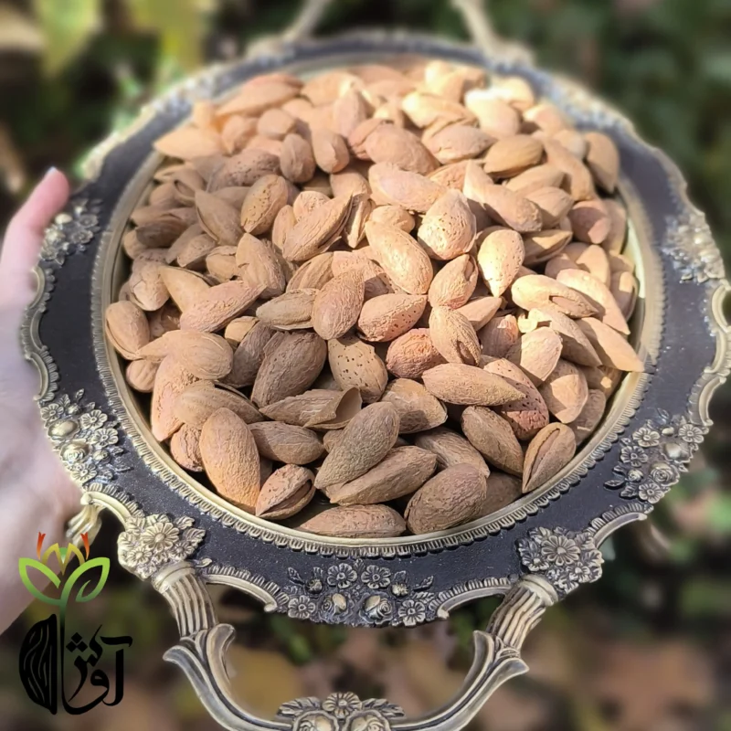 بادام کاغذی خام منقا